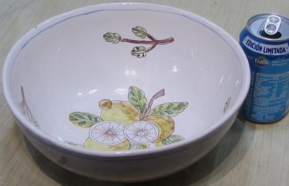 CUENCO FRUTERO PORCELANA FAYTANAS 25X10CMS